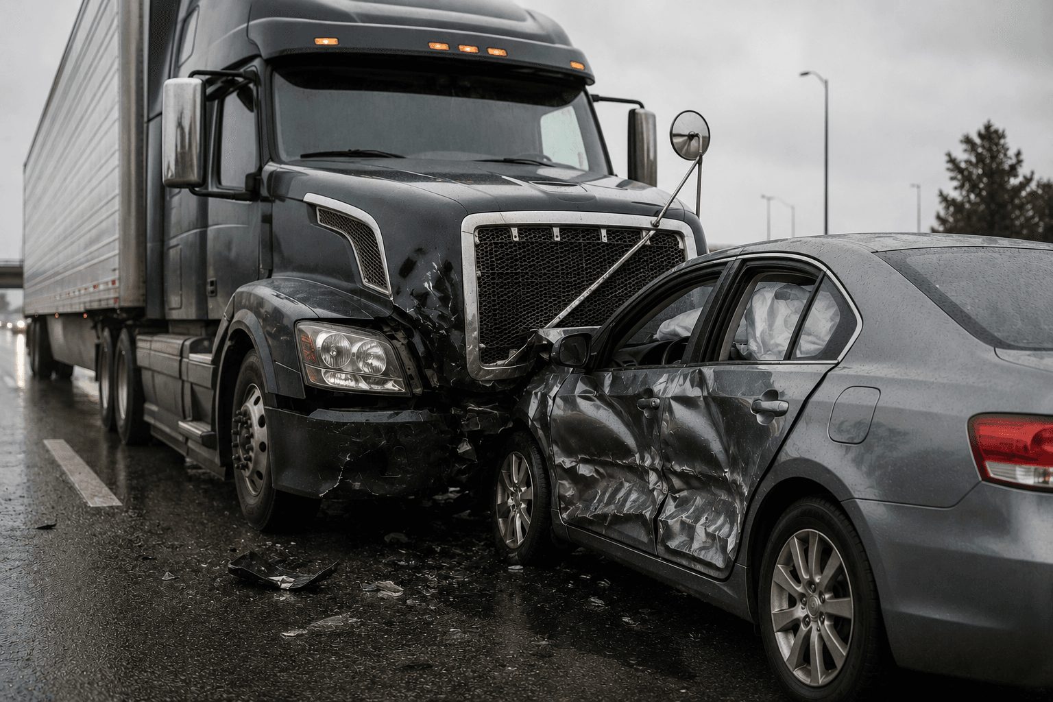 Trucking Accidents featured illustration
